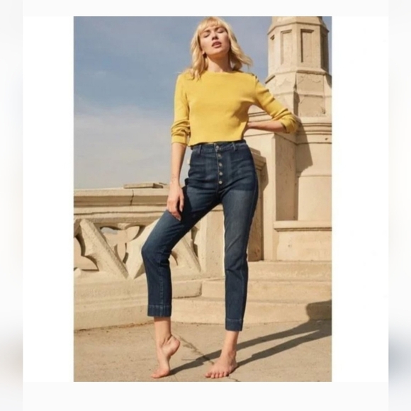 AMO Denim - Amo Audrey with snaps shadow play jeans size 29